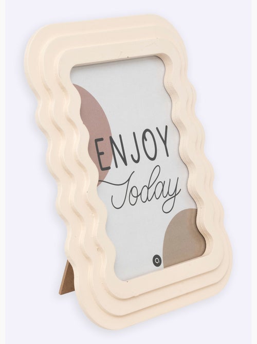 Cadre photo forme ondulée, 13x18cm - Atmosphera - Kiabi