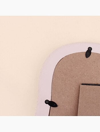 Cadre photo forme organique beige 13x18cm