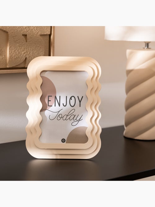 Cadre photo forme vague kelly - Kiabi Cadre photo forme vague kelly - Kiabi