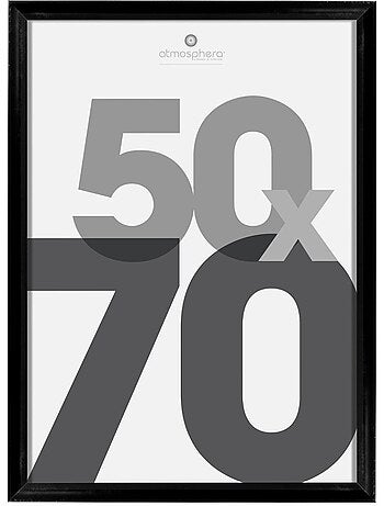 Cadre photo grand format 50 x 70 cm avec passe-partout lise