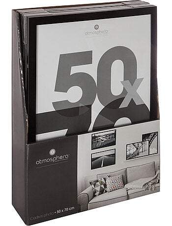 Cadre photo grand format 50 x 70 cm avec passe-partout lise