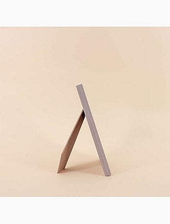 Cadre photo gris avec moulure 10x15cm