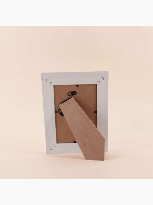 Cadre photo gris avec moulure 10x15cm - Kiabi