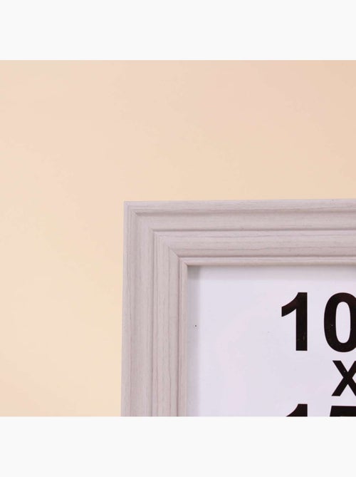 Cadre photo gris avec moulure 10x15cm - Kiabi