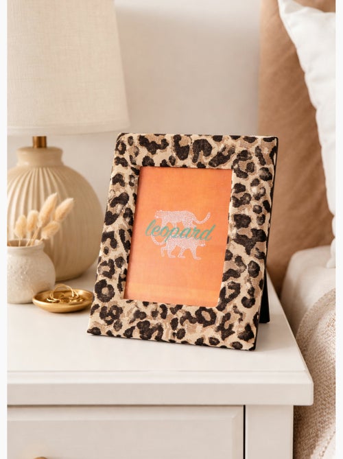 Cadre photo imprimé léopard - Afibel - Kiabi