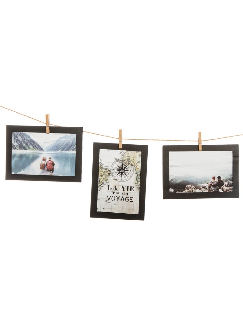 Cadre photo "Loft" pin 10x15cm Marron - Kiabi