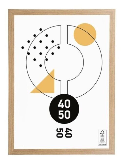 Cadre photo Mdf bois naturel 40x50cm - Kiabi