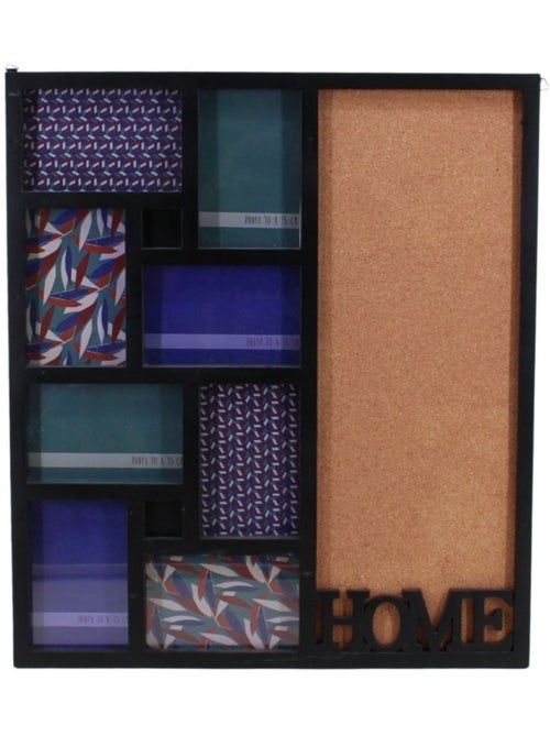 Cadre photo mémo 8 vues "home" 54x48cm - Kiabi