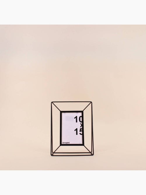 Cadre photo métal filaire noir 10x15cm - Kiabi