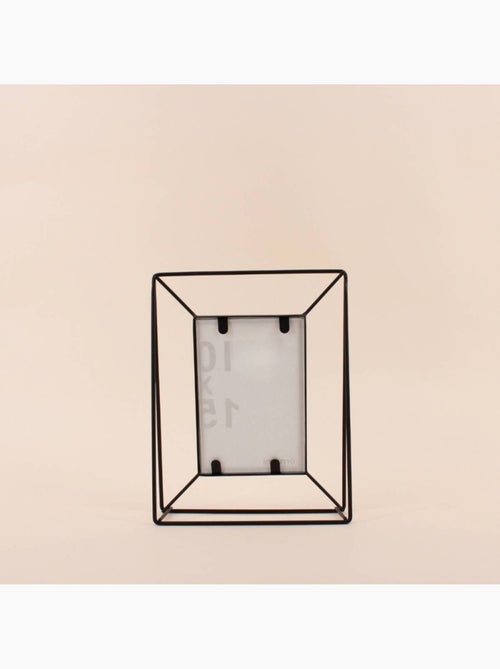 Cadre photo métal filaire noir 10x15cm - Kiabi