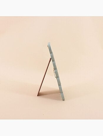 Cadre photo moulure design vert 10x15cm