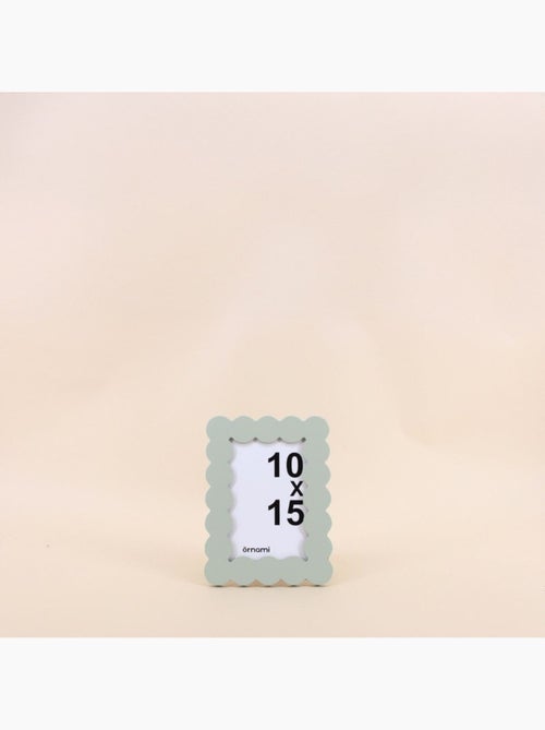 Cadre photo moulure design vert 10x15cm - Kiabi