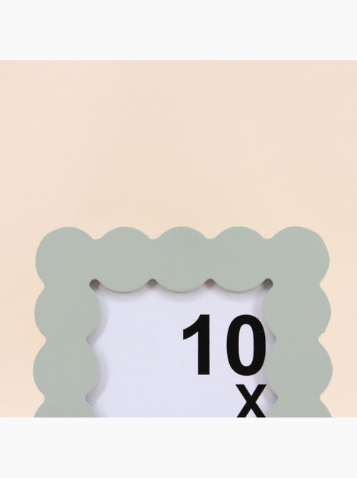 Cadre photo moulure design vert 10x15cm - Kiabi