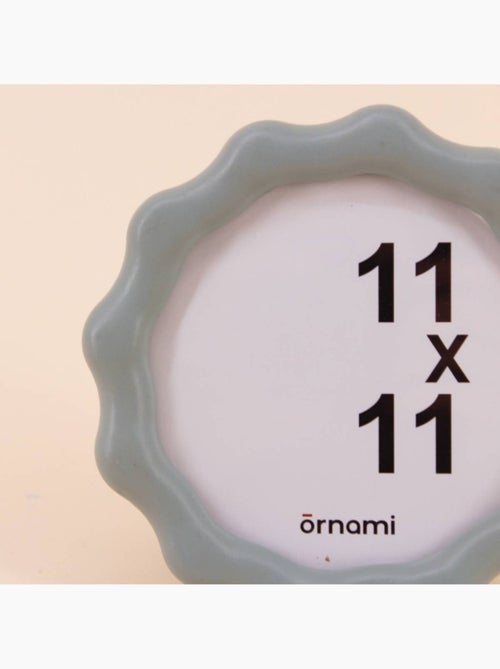 Cadre photo ondulé résine 13x13cm - Kiabi