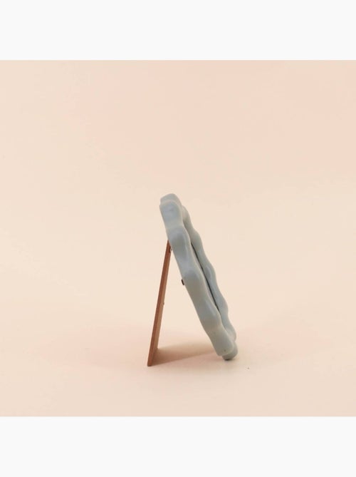 Cadre photo ondulé résine 13x13cm - Kiabi