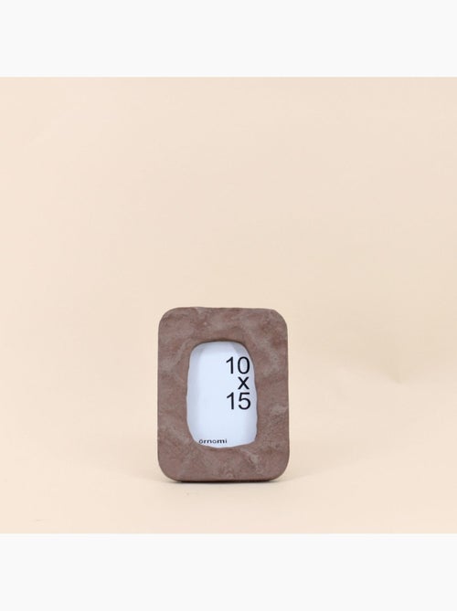 Cadre photo organique marron 20x15cm - Kiabi