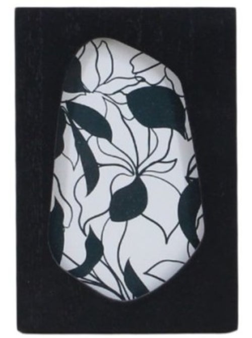 Cadre photo organique noir 11x16cm - Kiabi