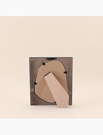 Cadre photo organique noir 16x19cm