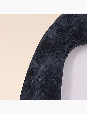 Cadre photo organique noir 20x17cm