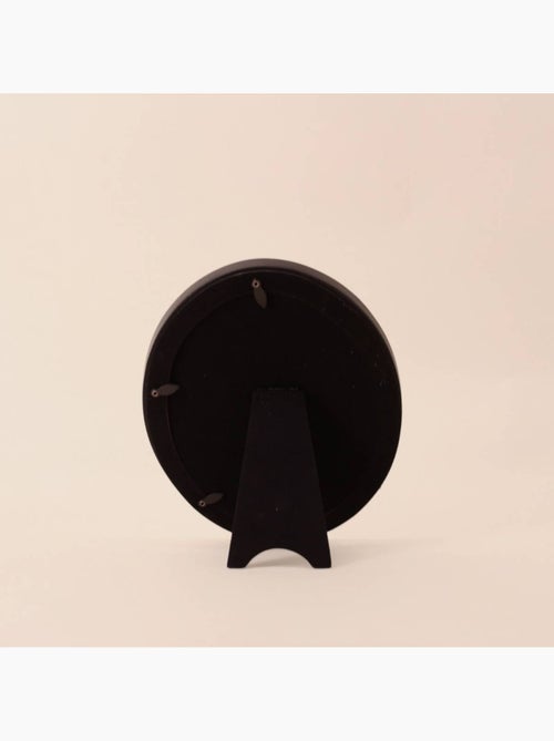 Cadre photo ovale noir 18x23cm - Kiabi