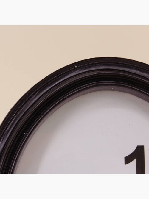 Cadre photo ovale noir 18x23cm - Kiabi