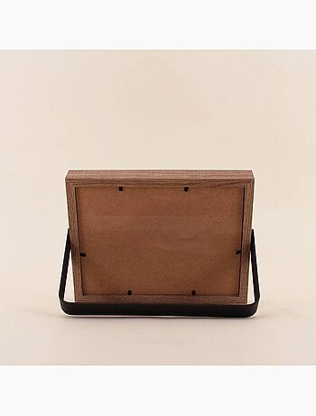 Cadre photo pied métal 10x15 cm