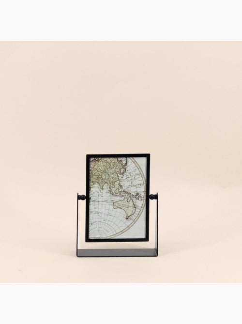 Cadre photo pivotant en métal noir 16,5x21cm - Kiabi