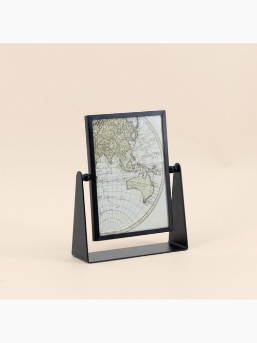 Cadre photo pivotant en métal noir 16,5x21cm - Kiabi