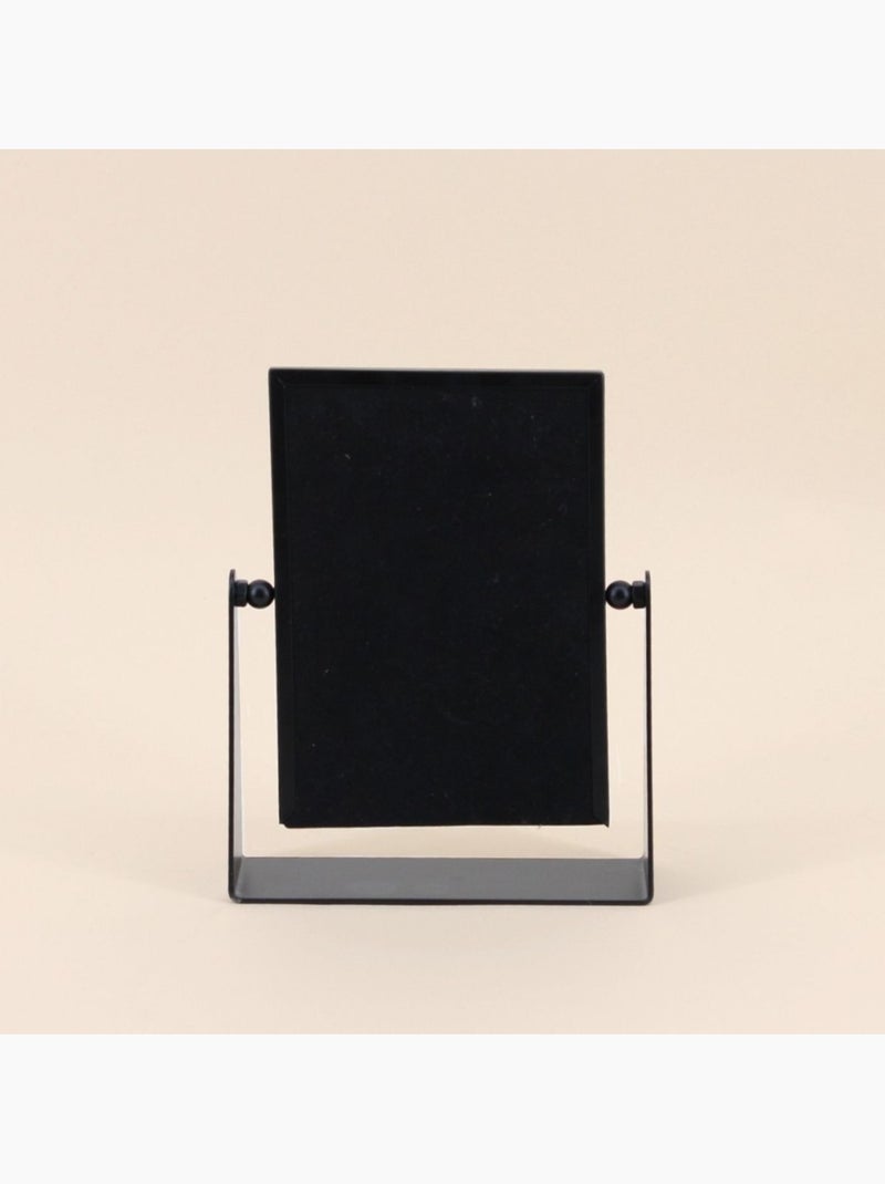 Cadre photo pivotant en métal noir 16,5x21cm Noir - Kiabi