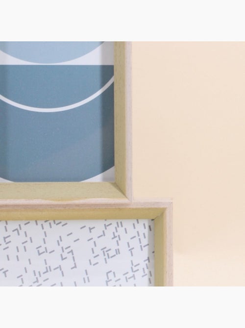 Cadre photo pour 6 vues, en bois clair - AFIBEL - Kiabi