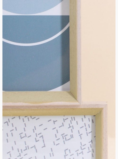 Cadre photo pour 6 vues, en bois clair - AFIBEL - Kiabi