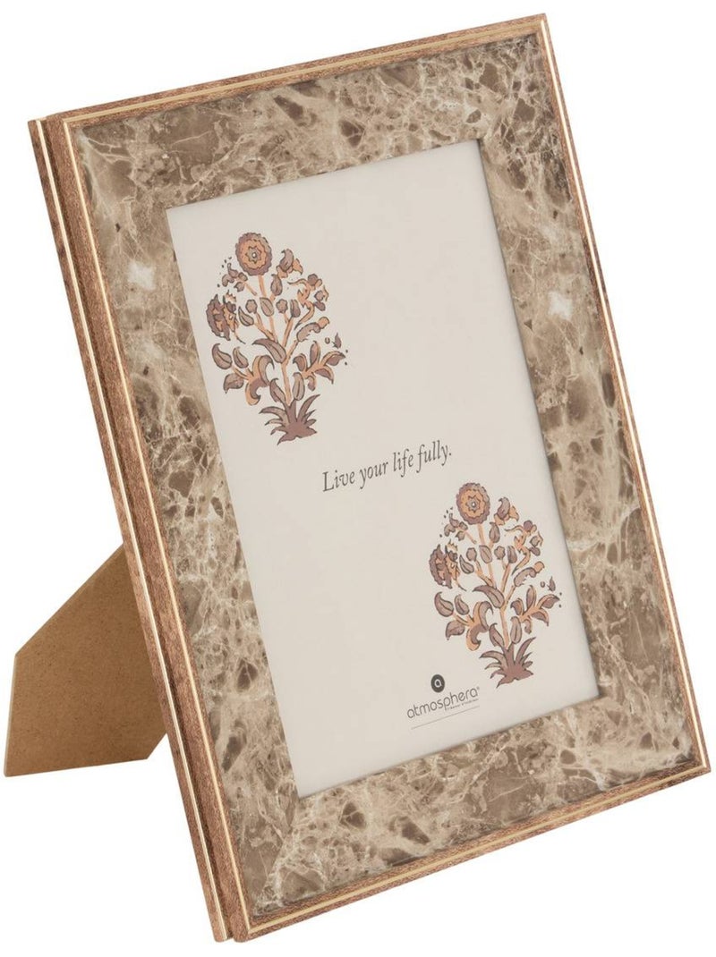 Cadre-photo rectangulaire MABLE Marron - Kiabi