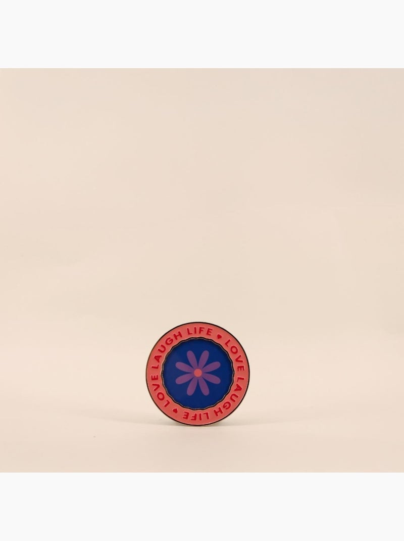 Cadre photo rond moulure rose laqu? d13cm Rose - Kiabi
