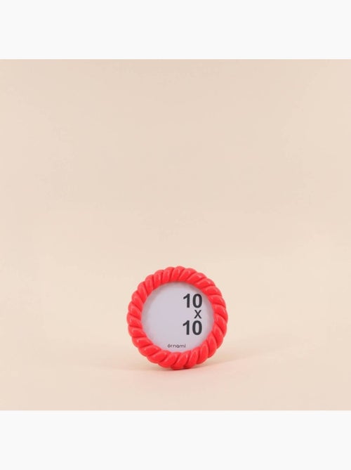 Cadre photo rond torsadé rose 13,5cm - Kiabi