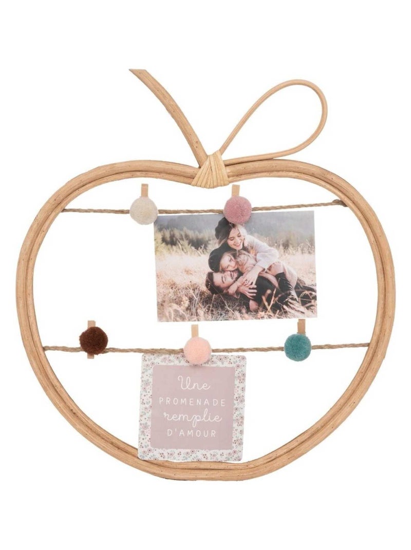 Cadre photo rotin campagne 35x30 Beige - Kiabi
