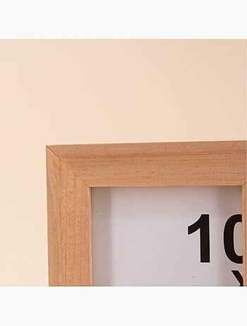 Cadre photo sur pied métal noir 21,5x14cm