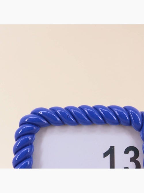 Cadre photo torsadé bleu 13x18cm - Kiabi