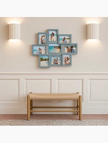 Cadre photos 9 vues 56x50cm