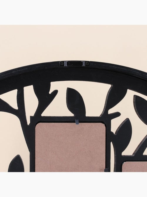 Cadre photos noir 5 vues rond arbre de vie 60cm - Kiabi