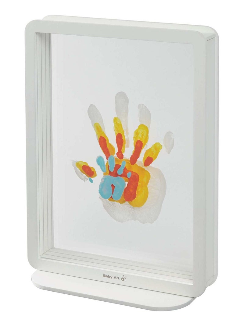Cadre transparent 4 empreintes Family Touch Blanc - Kiabi