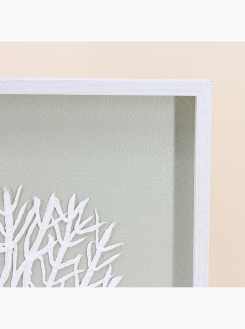 Cadre vert papier maché 38x38cm - Kiabi