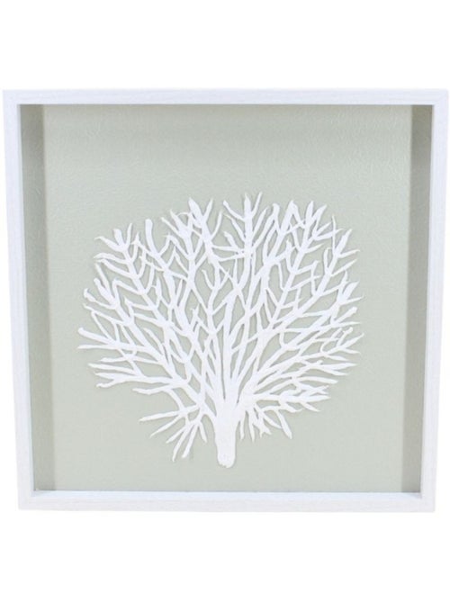 Cadre vert papier maché 38x38cm - Kiabi