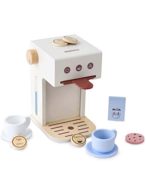 Cafetiere bois enfant 14x13cm machine capsules tasses gâteau jouet mamabrum - Kiabi Cafetiere bois enfant 14x13cm machine capsules tasses gâteau jouet mamabrum - Kiabi