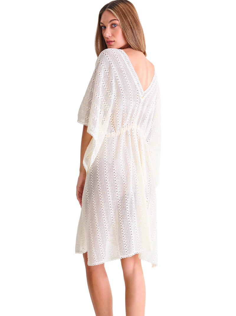 Caftan de plage CALVI Ecru - Kiabi