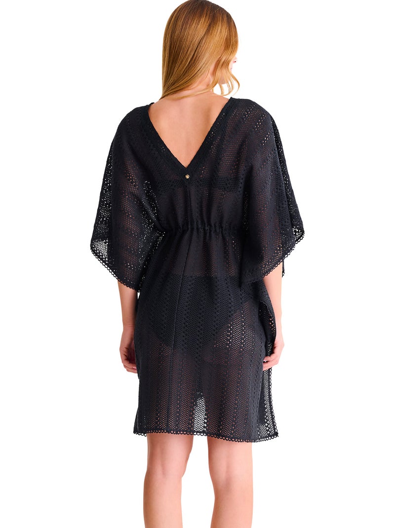 Caftan de plage CALVI Noir - Kiabi