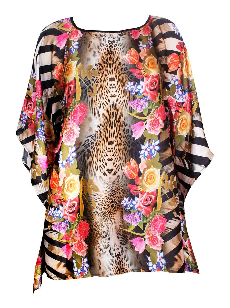 Caftan de plage Feline Multicolore - Kiabi
