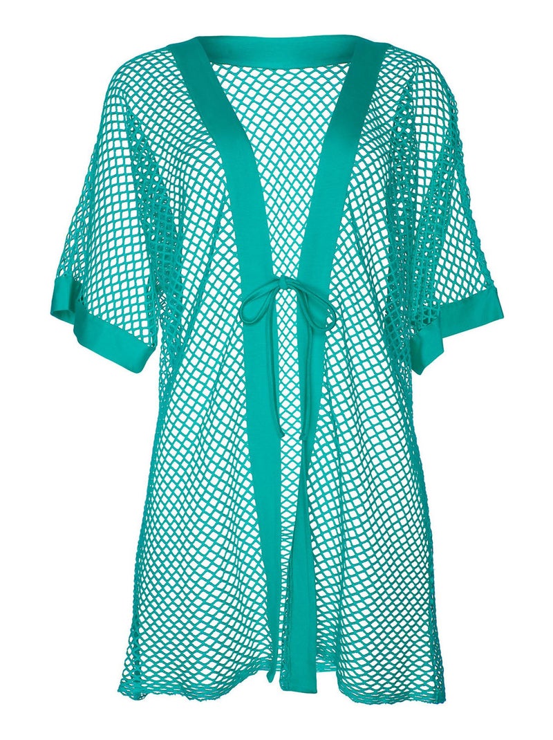 Caftan de plage Ibiza Bleu turquoise - Kiabi