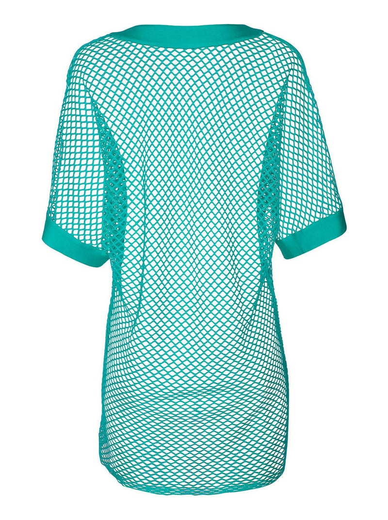 Caftan de plage Ibiza Bleu turquoise - Kiabi