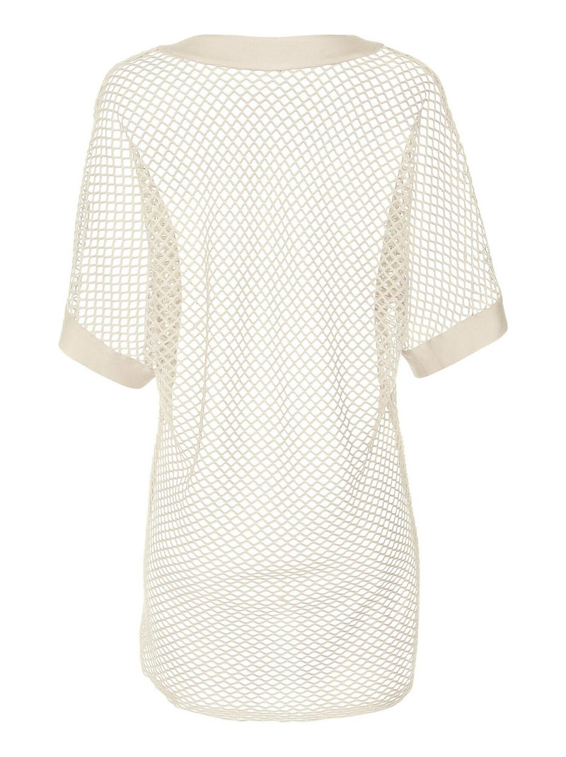 Caftan de plage Ibiza Ecru - Kiabi