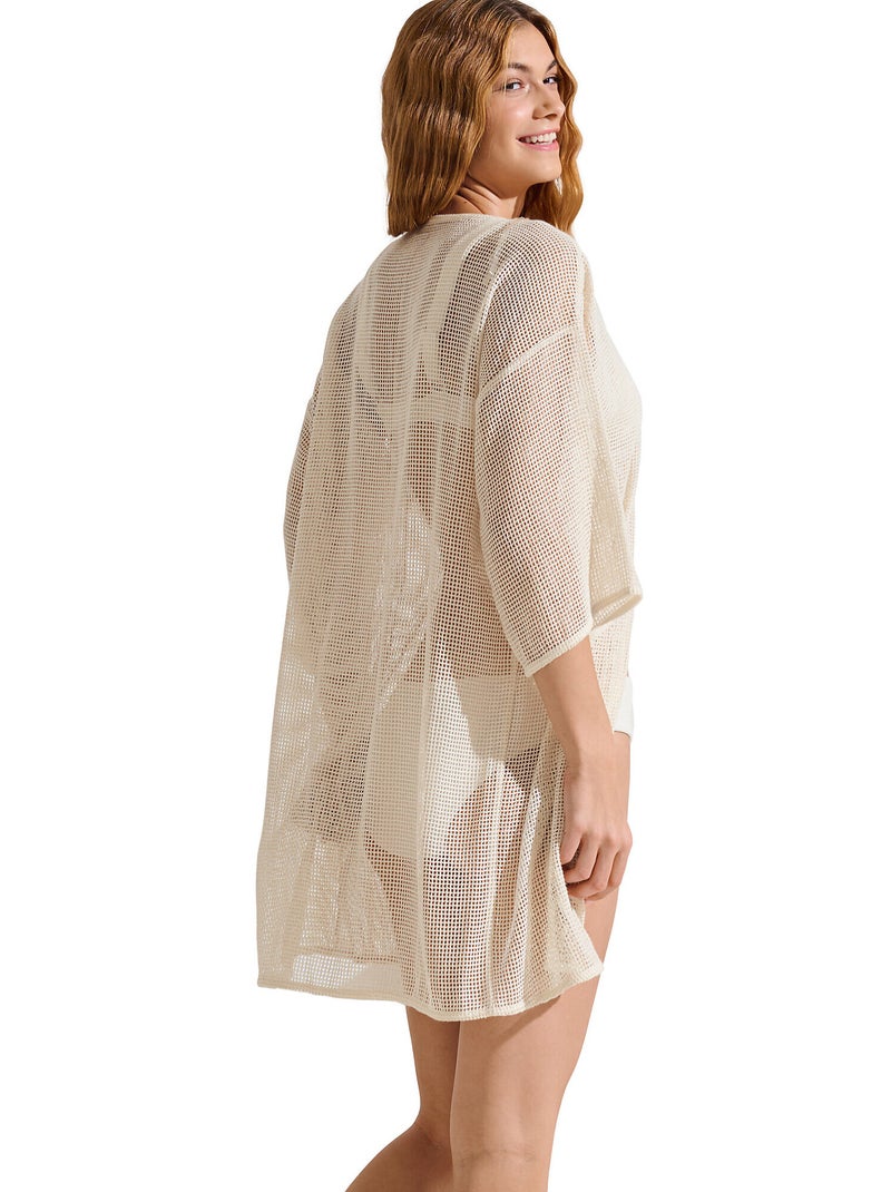 Caftan de plage MALAGA Ecru - Kiabi